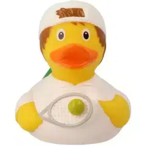 Tennis player duck