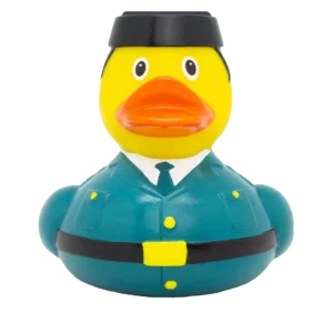 Spanish police duck