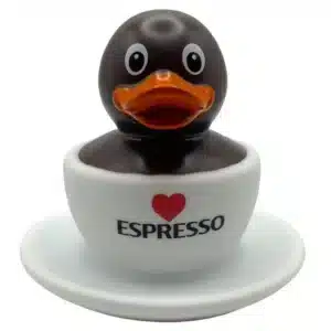 Espresso rubber duck